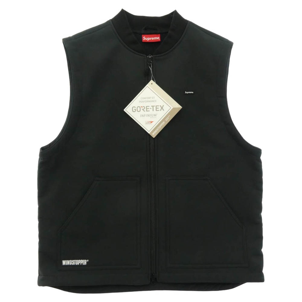 Supreme シュプリーム 22AW Windstopper Work Vest ウインドストッパー ワークベスト ブラック系 L【中古】