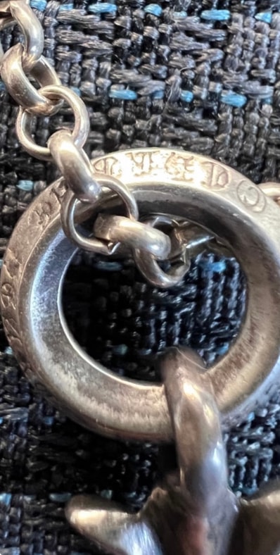 Chrome Hearts Tiny CH Cross Charm "Silver"