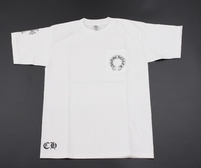 Chrome Hearts Horseshoe Print Pocket T-Shirt "White"