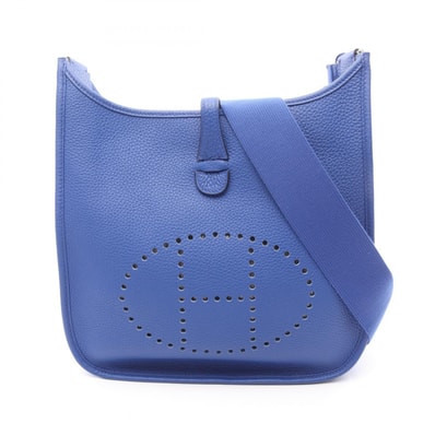 エルメス HERMES エヴリン 3 トロワ PM ショルダーバッグ バッグ レザー トリヨンクレマンス トリヨンクレマンス ブルーロワイヤル U刻印(2022年製造) レディース ブルー系 【中古】
