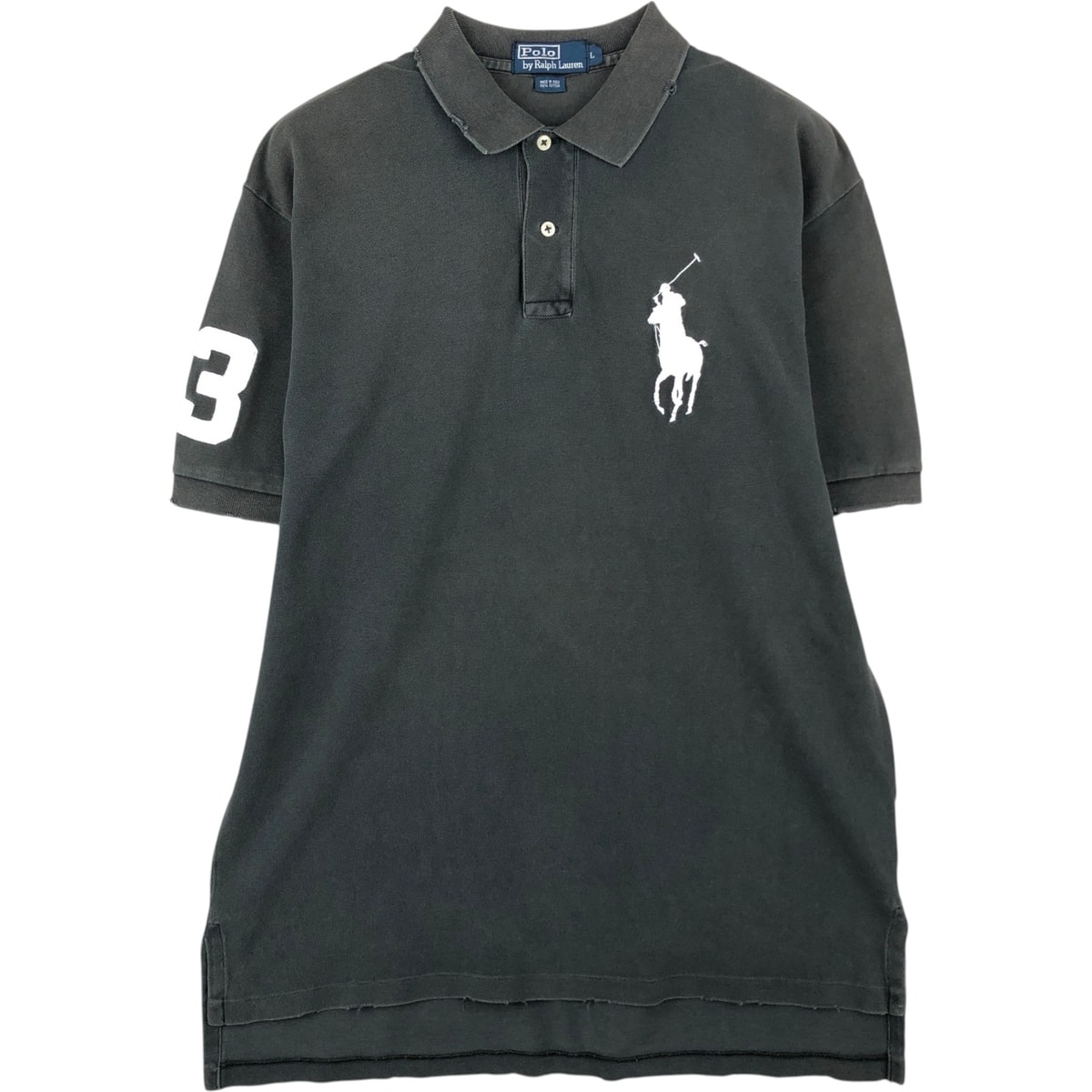 古着 ラルフローレン Ralph Lauren POLO by Ralph Lauren CUSTOM FIT ビッグポニー 半袖 ポロシャツ メンズL相当/eaa622194