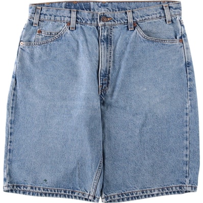 古着 90年代 リーバイス Levi's 550 RELAXED FIT オレンジタブ デニムショーツ ハーフパンツ ジョーツ メンズw35相当 ヴィンテージ/eaa653340
