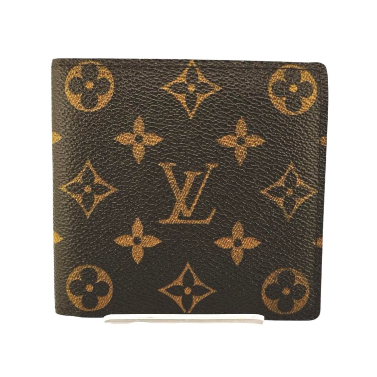 ルイヴィトン LOUIS VUITTON マルコ 小銭入れ付き M61675 モノグラム 二つ折り財布