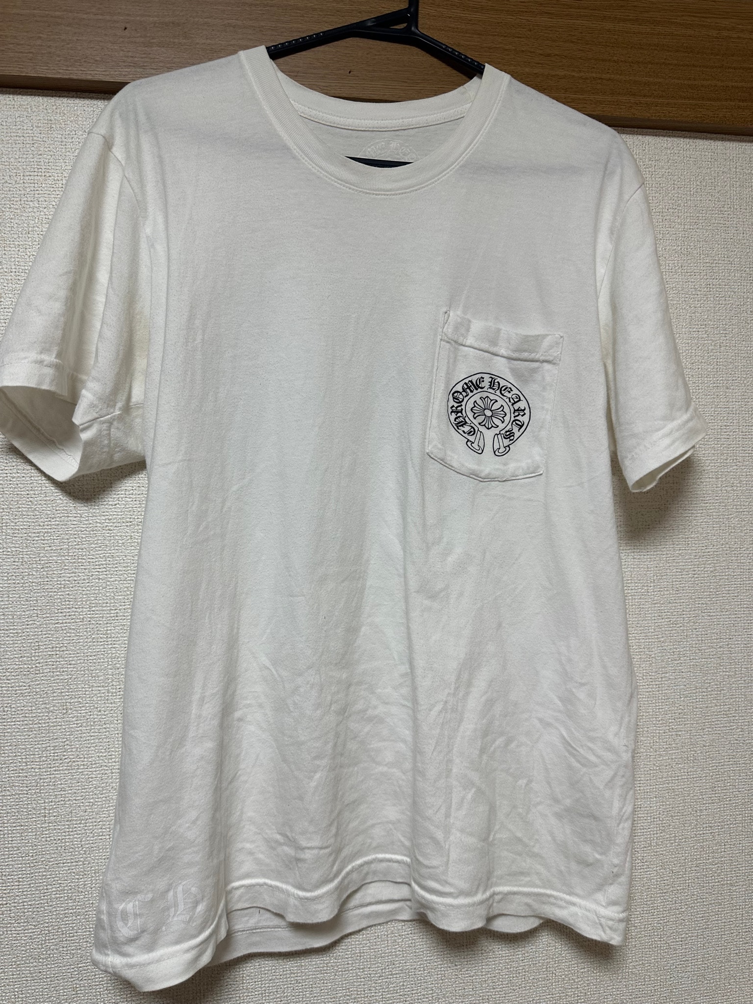 Chrome Hearts Horseshoe Logo Pocket T-Shirt "White"