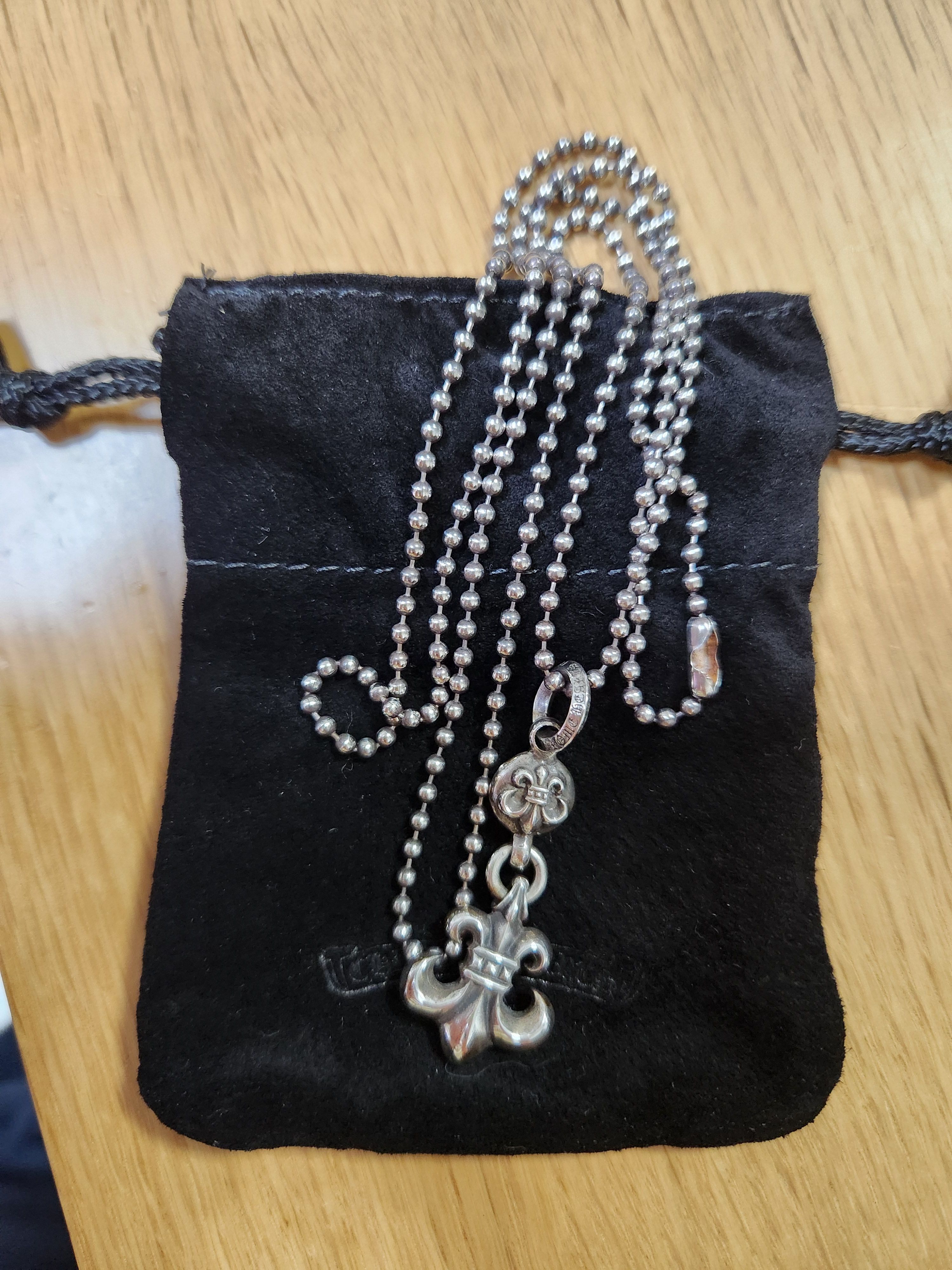 Chrome Hearts 1 Ball BS Flare Charm "Silver"