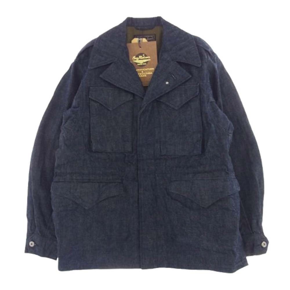 Buzz Rickson's バズリクソンズ ジャケット BR15575 Type M-1943 DENIM CIVILIAN MODEL デニム シヴィリアンモデル ジャケット インディゴブルー系 40【極上美品】【中古】
