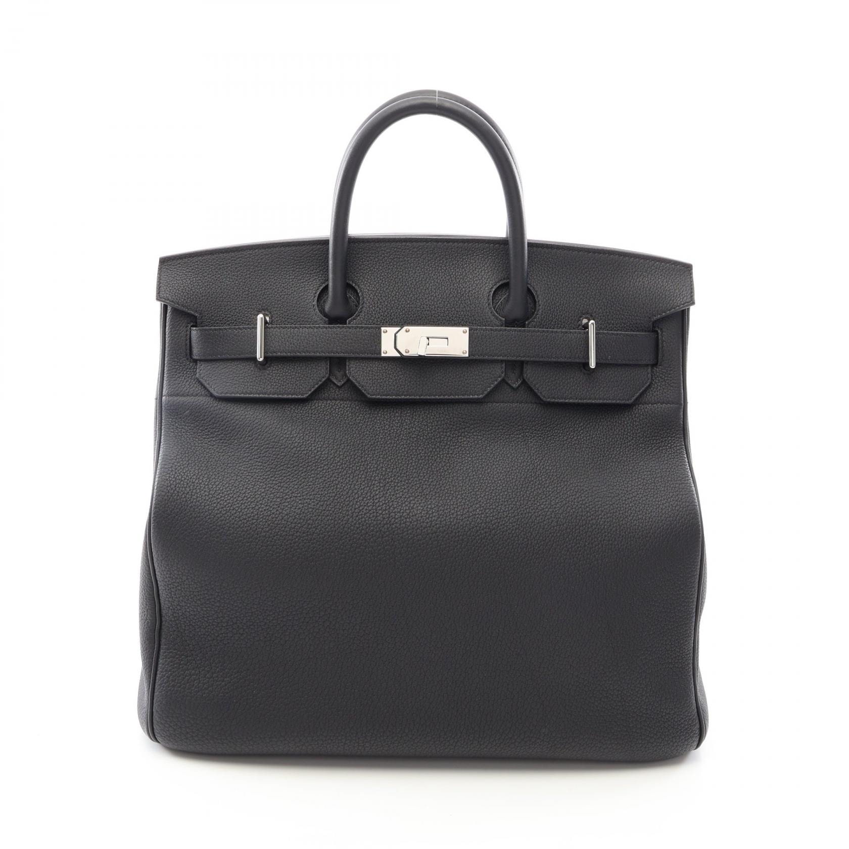 エルメス HERMES オータクロア40 ハンドバッグ バッグ レザー トゴ トゴ B刻印(2023年製造) レディース ブラック系 【中古】