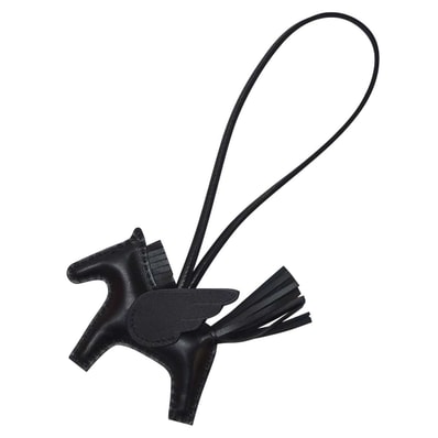 HERMES エルメス バッグチャーム ロデオ ペガサス PM ソーブラック SO BLACK 黒 (ブラック) アニョーミロ(ラム)/スイフト K刻印 新品未使用