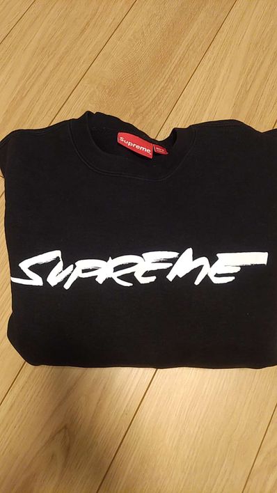 Supreme Futura Logo Crewneck "Black"