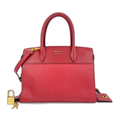 プラダ PRADA エスプラナード 2WAY ハンドバッグ レザー【中古】