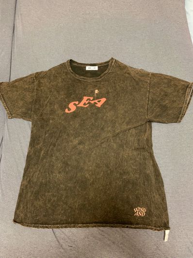 SAINT MXXXXXX x WIND AND SEA J.Fresh Circle M "Wash" T Shirt Brown "Wash"