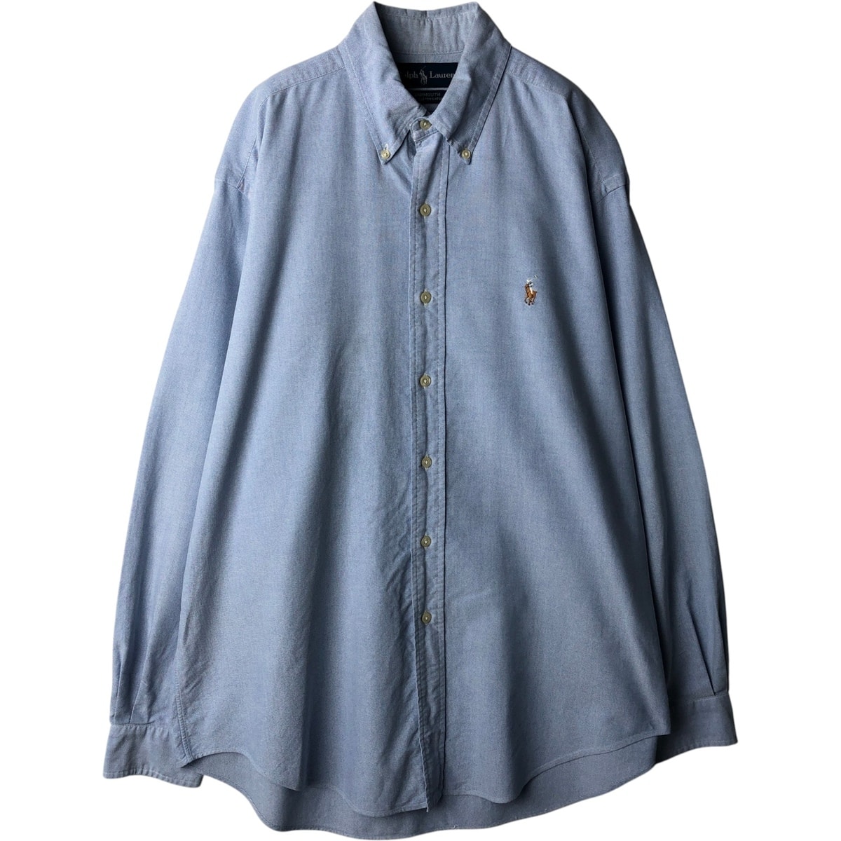 古着 ラルフローレン Ralph Lauren YARMOUTH 長袖 ボタンダウンシャツ メンズL相当/eaa634416