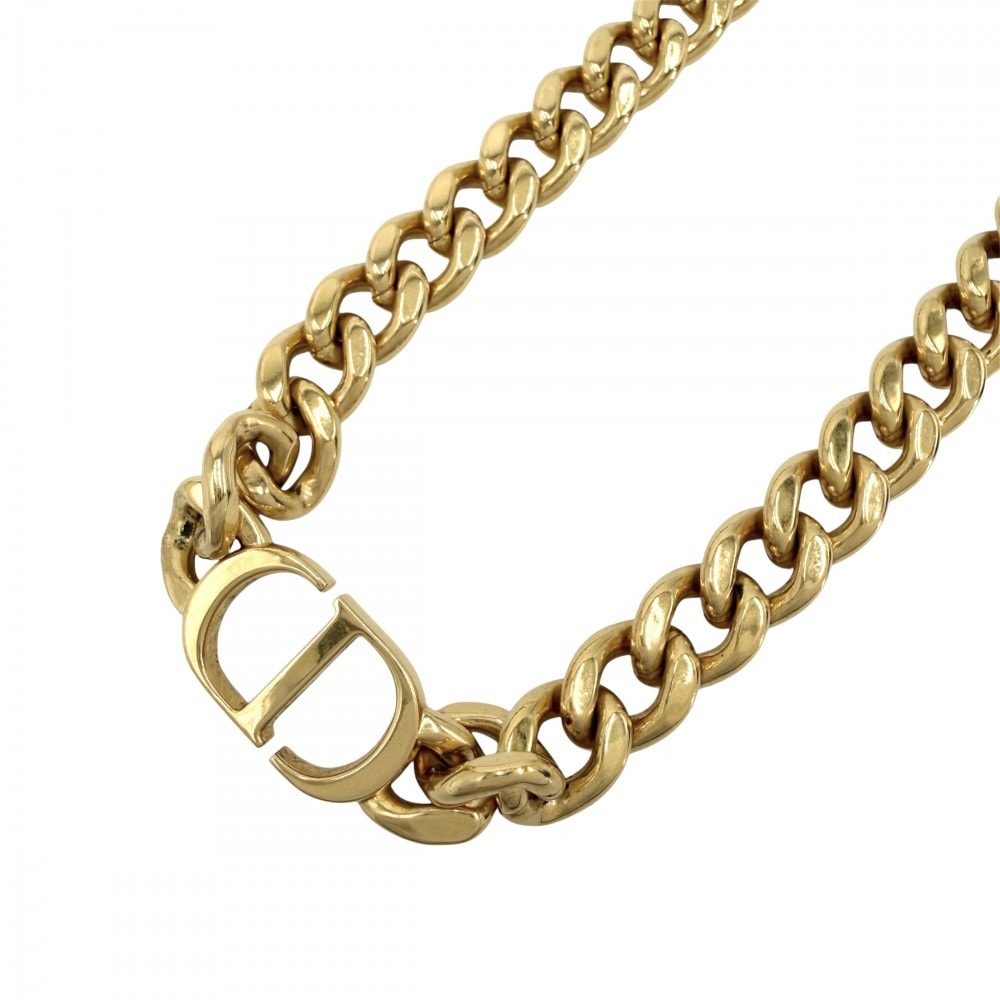 Dior ディオール ネックレス 30 モンテーニュ チェーン アクセサリー 小物 アジャスター付き    ゴールド ユニセックス【中古品】