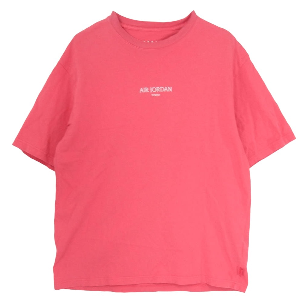 NIKE AIR JORDAN ナイキ ジョーダン Tシャツ HJ7343-629 AIR JDN 85 SS CREW TKYO エアジョーダン トウキョウ クルーネック 半袖 Tシャツ ピンク系 M【中古】