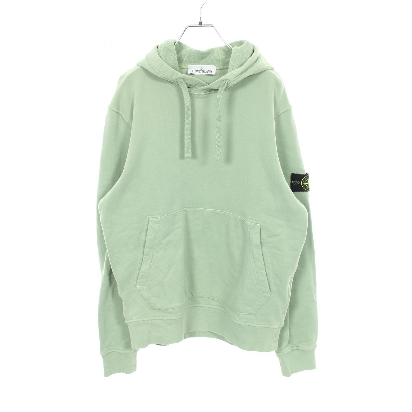 ストーンアイランド STONE ISLAND パーカー 衣料品 トップス コットン レディース グリーン系 【中古】