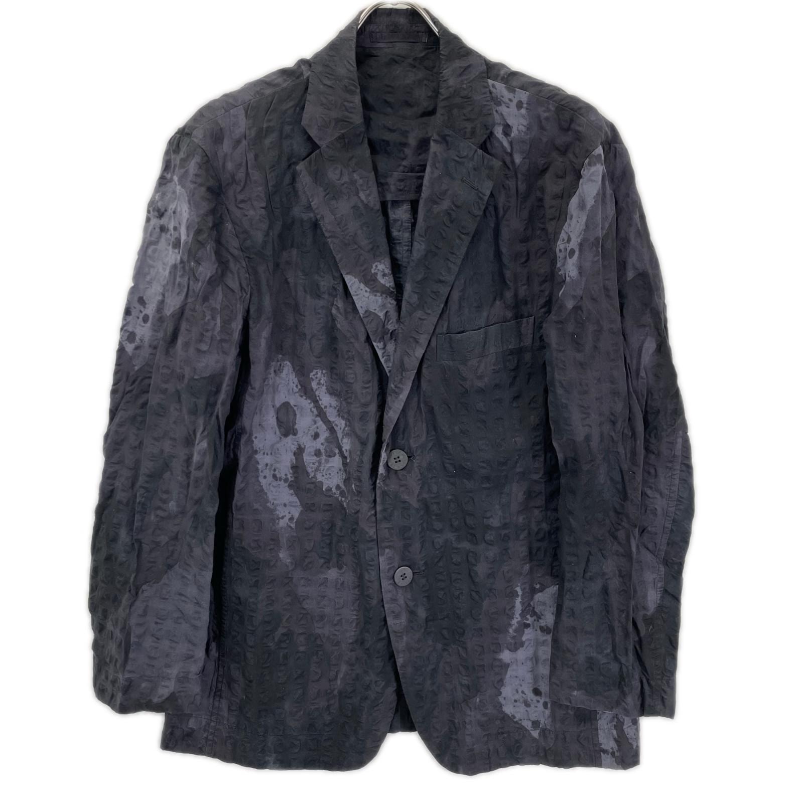 イッセイミヤケメン 17SS ME71FD096 ポップコーン生地 ペイント加工 ジャケット 3