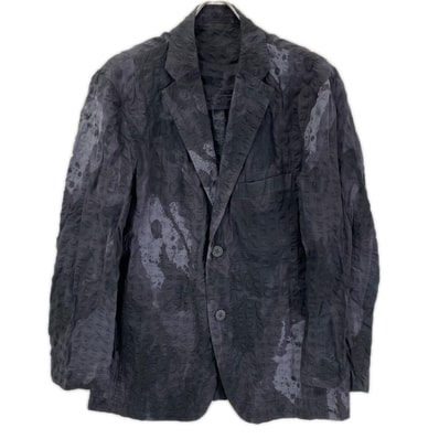 イッセイミヤケメン 17SS ME71FD096 ポップコーン生地 ペイント加工 ジャケット 3