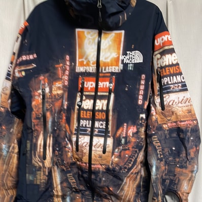 Supreme x The North Face Taped Seam Shell Jacket "Times square" NP52207I x NF0A82RK