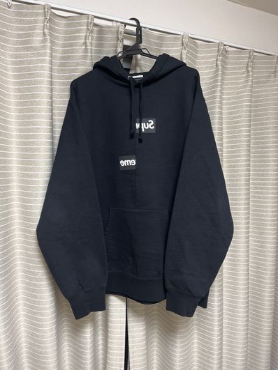 Supreme / Comme des Garçons SHIRT® Split Box Logo Hooded Sweatshirt "Black"