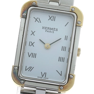 ★箱・保 エルメス クロアジュール CR1.220 レディース 【中古】