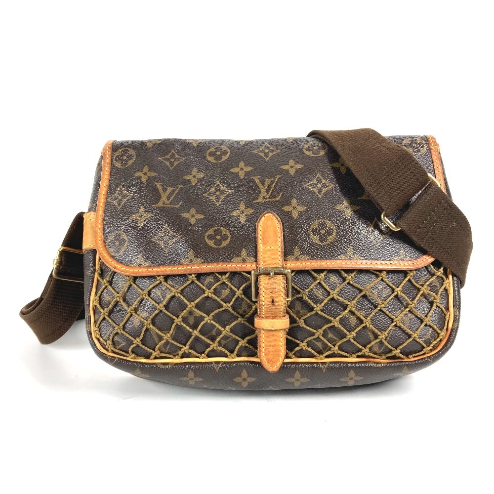 ルイヴィトン LOUIS VUITTON コンゴPM M40117 モノグラム カバン 斜め掛け メッシュ ネット ショルダーバッグ モノグラムキャンバス ブラウン
