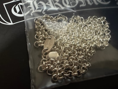 Chrome Hearts Roll Chain Necklace "Silver"