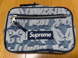 Supreme Fat Tip Jacquard Denim Waist Bag
