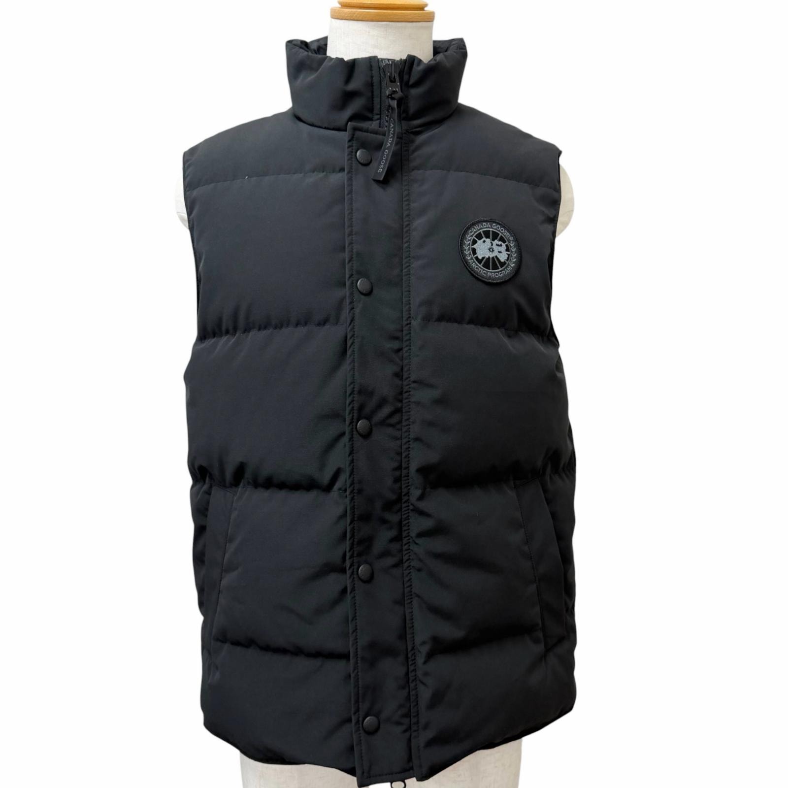 美品 カナダグース ダウンベスト GARSON VEST ブラック メンズ M