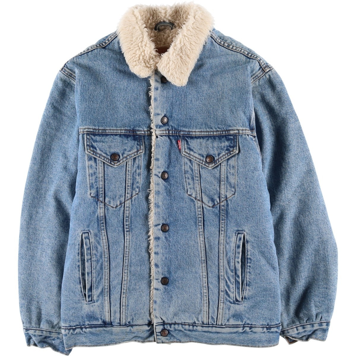 古着 90年代 リーバイス Levi's 70603-0210 デニムボアジャケット メンズM相当 ヴィンテージ/eaa607772