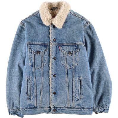 古着 90年代 リーバイス Levi's 70603-0210 デニムボアジャケット メンズM相当 ヴィンテージ/eaa607772
