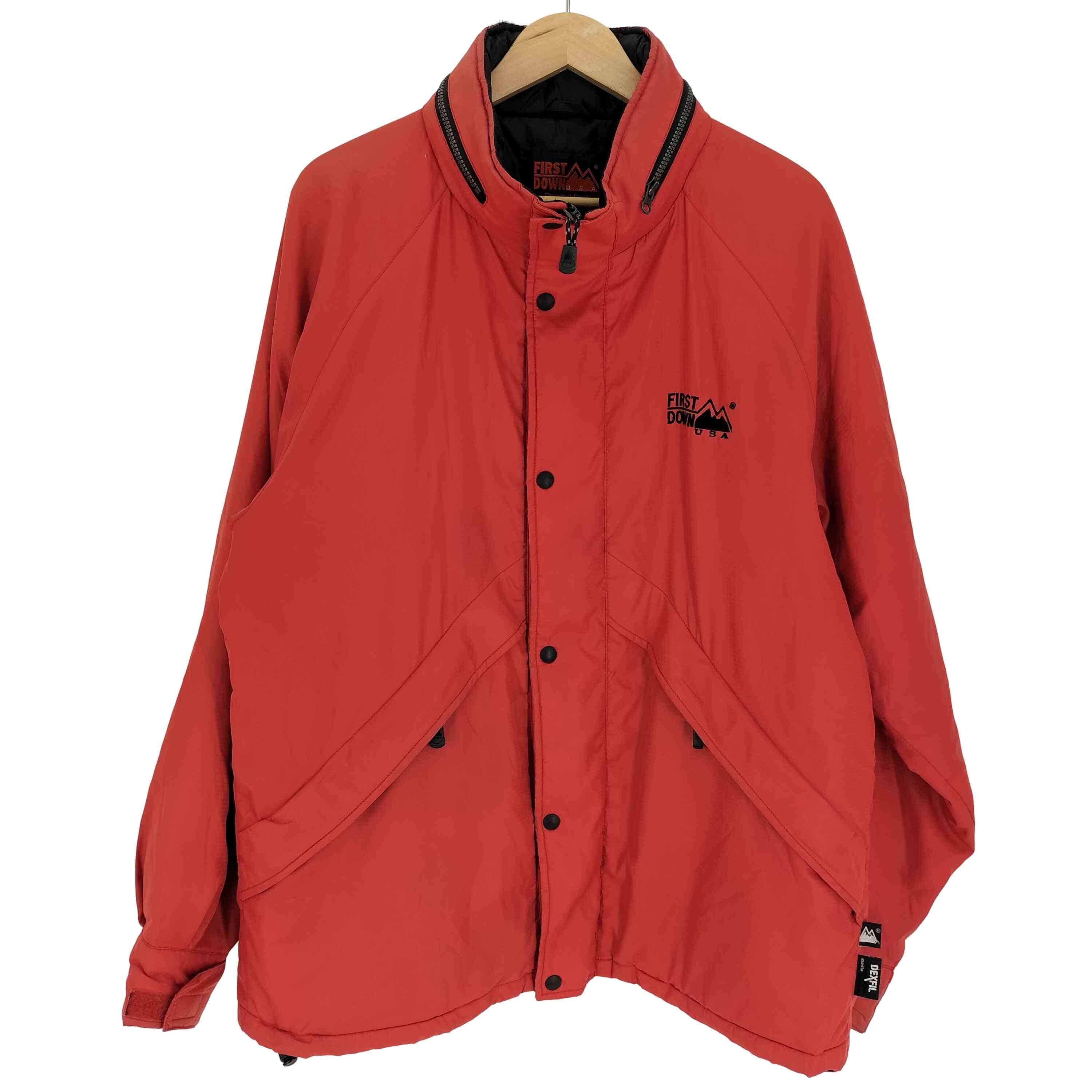 90-00S 八の字 ロゴ刺繍 パッカブルフード ラグランスリーブ 中綿 マウンテン ジャケット【1139507697099】