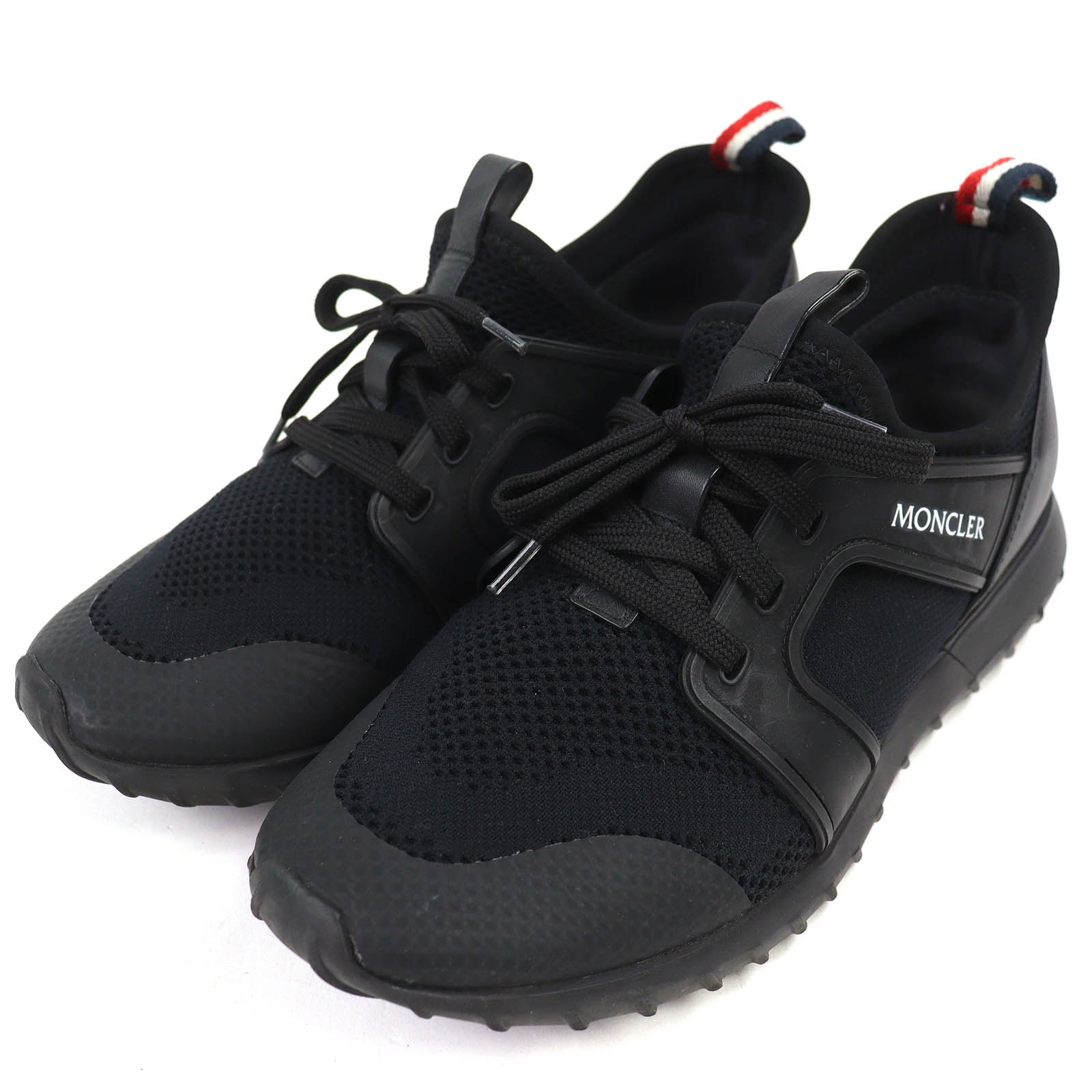 美品 モンクレール スニーカー Emilia Trainers ブラック