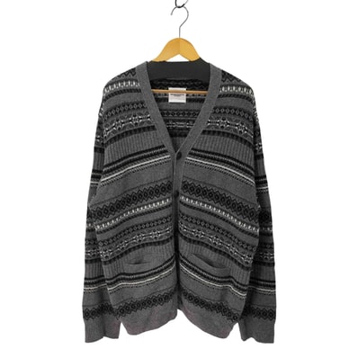 fair isle v-neck cardigan フェアアイル Vネック カーディガン【1141767576991】
