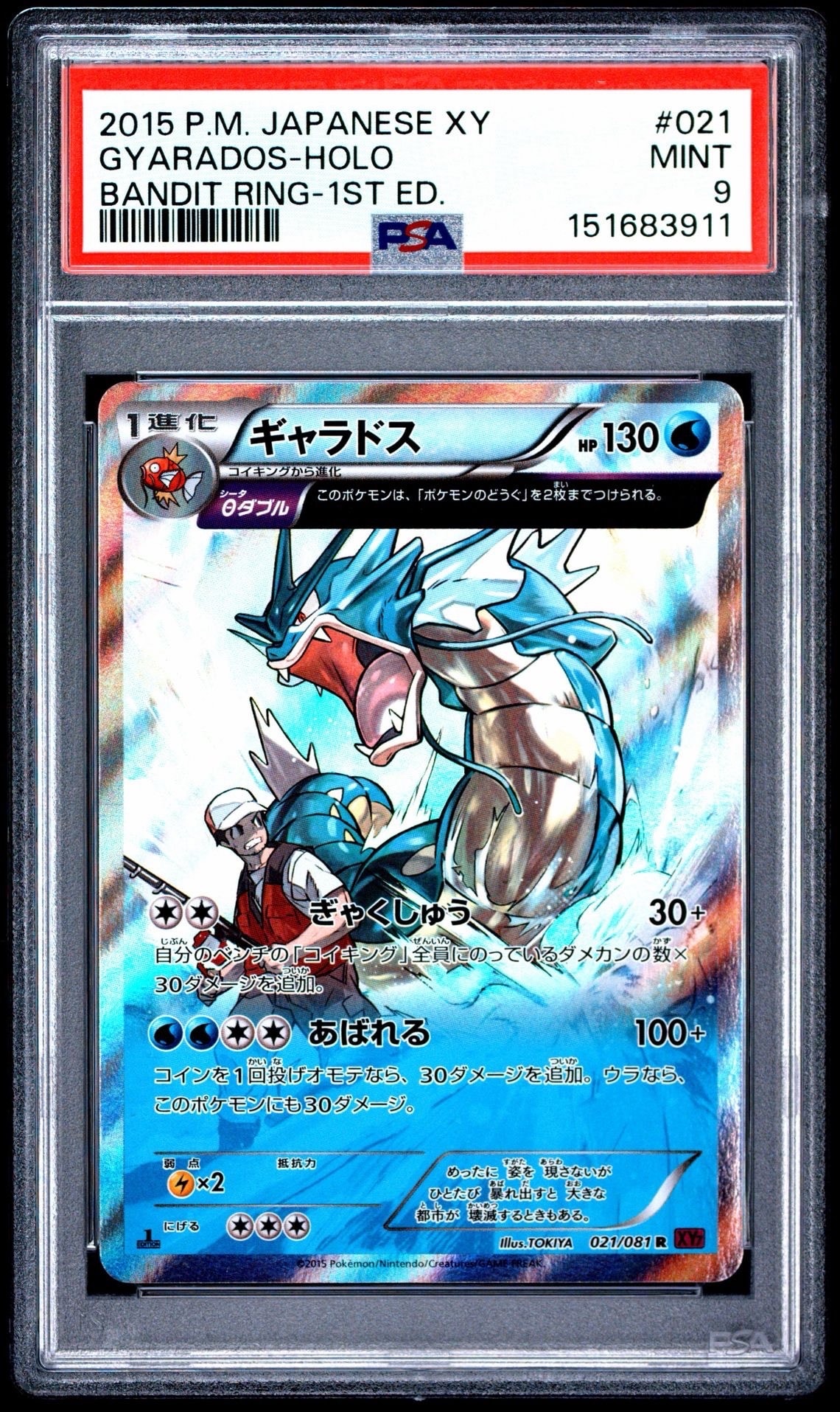 ギャラドス R :1ED [XY7 021/081](拡張パック「バンデットリング」)の