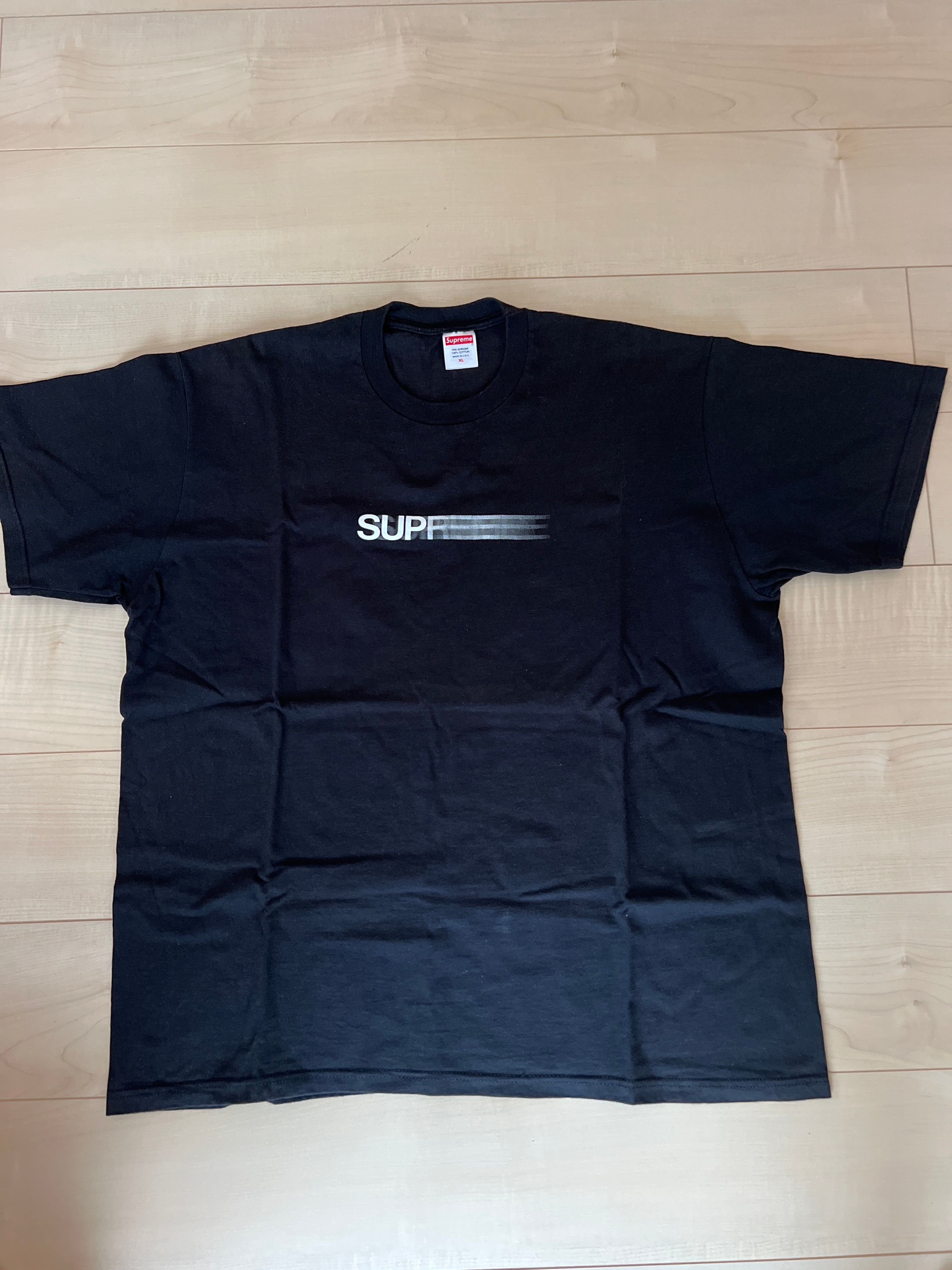 Supreme Motion Logo Tee "Black" (23SS)