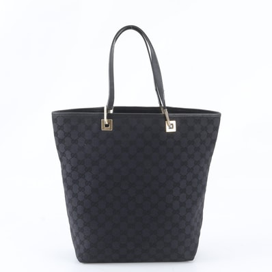 ■美品 グッチ GGキャンバス 002-1098 トート バッグ