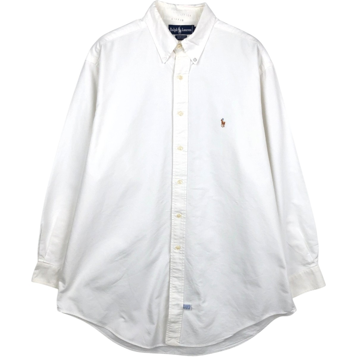 古着 ラルフローレン Ralph Lauren YARMOUTH 長袖 ボタンダウンシャツ メンズL相当/eaa662943