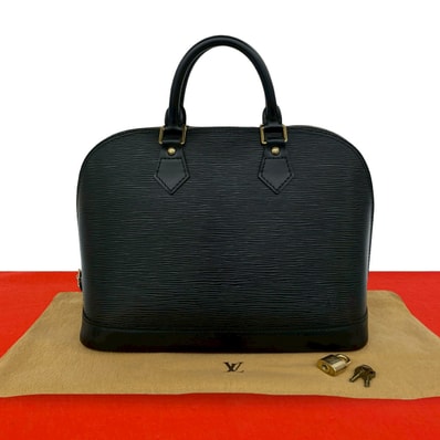 LOUIS VUITTON ルイヴィトン アルマ エピ レザー ハンドバッグ ブラック
23836
