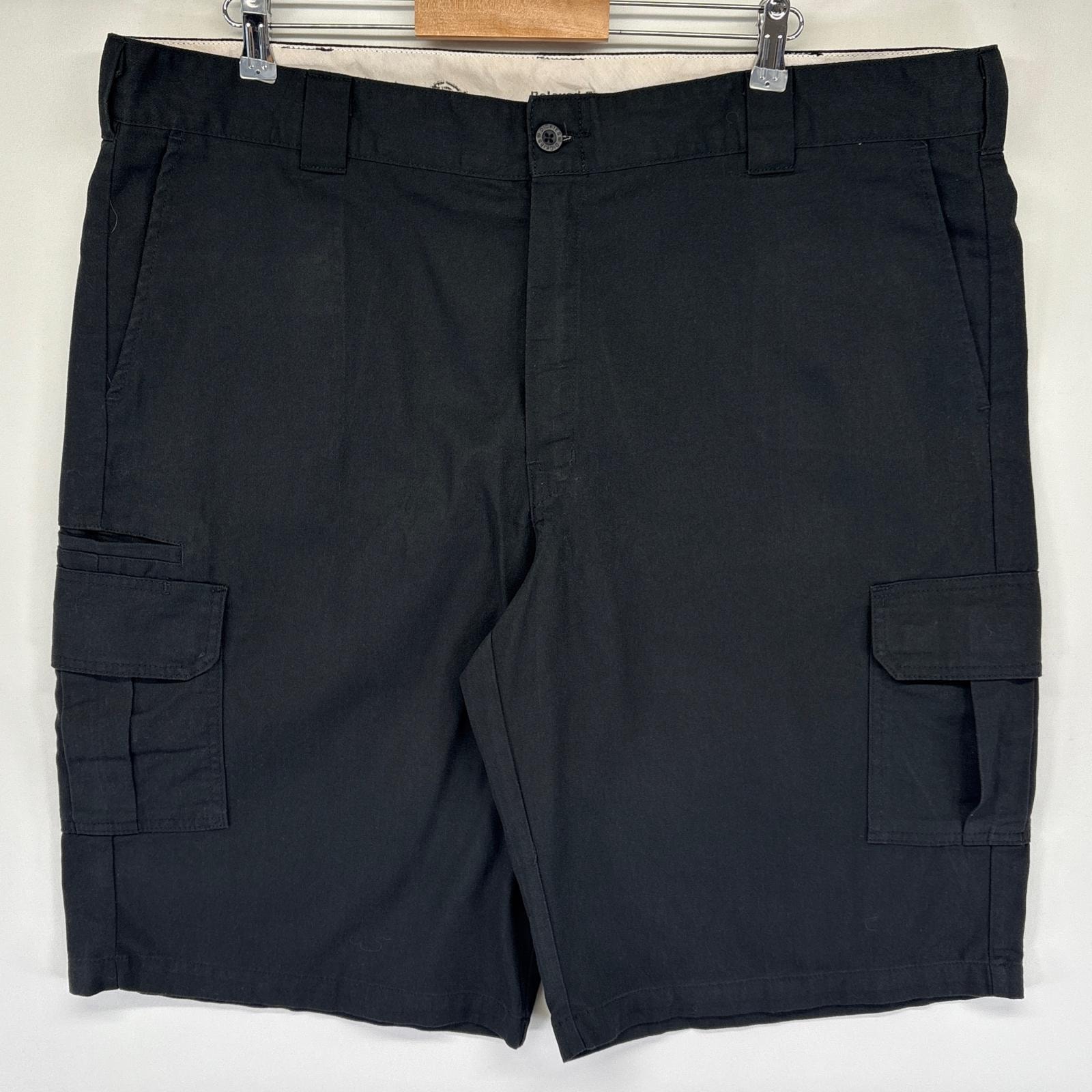 古着 ディッキーズ Dickies ショートパンツ ワーク ハーフ ショーツ ワンポイントロゴ カーゴ w44  ブラック メンズ