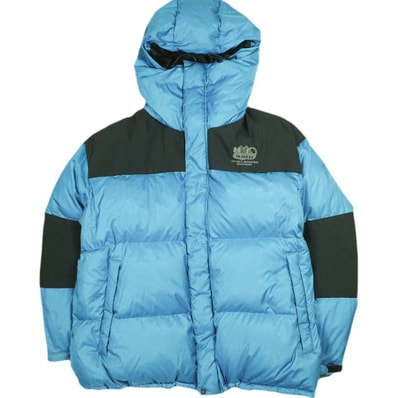 is-ness x NANGA イズネス ナンガ 23AW 別注 日本製 FUNCTIONAL DOWN JACKET ファンクショナルダウンジャケット 1005AWDOWNJK01 L TURQUOISE 700フィルパワー アウター g23872