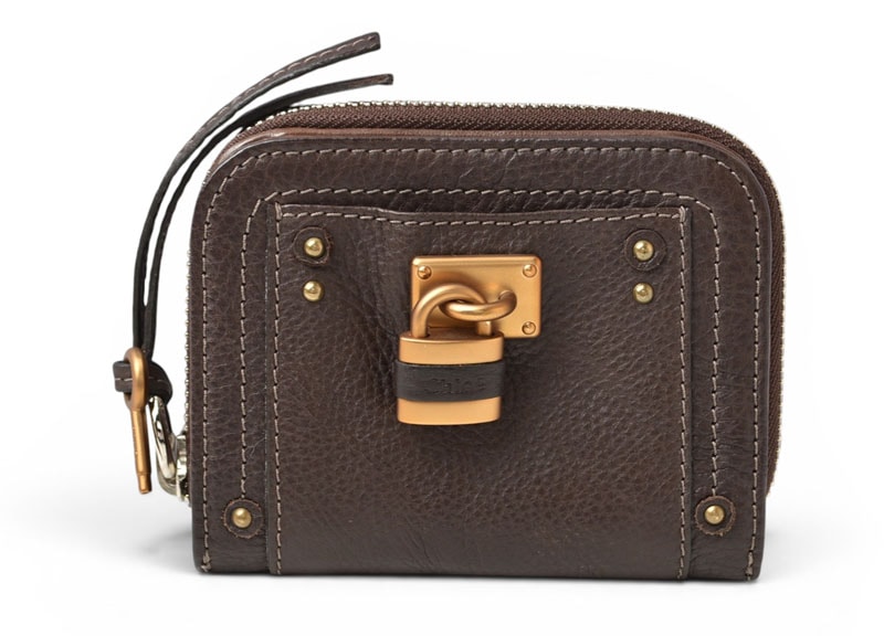 クロエ 財布 Chloe ヴィンテージ 折財布 PADDINGTON /パディントン ブラウン【中古】