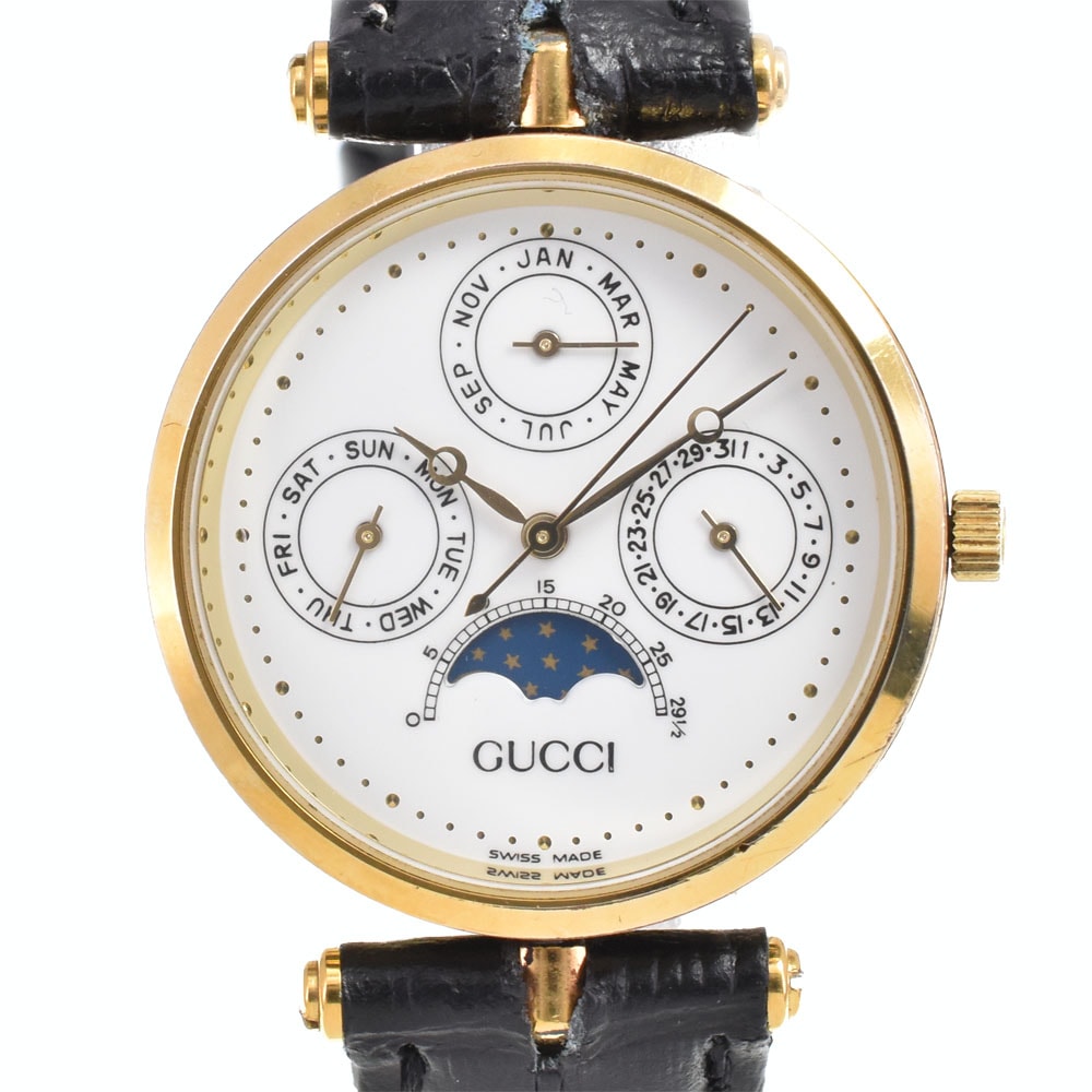 グッチ GUCCI ムーンフェイズ トリプルカレンダー クォーツ ユニセックス P#145932