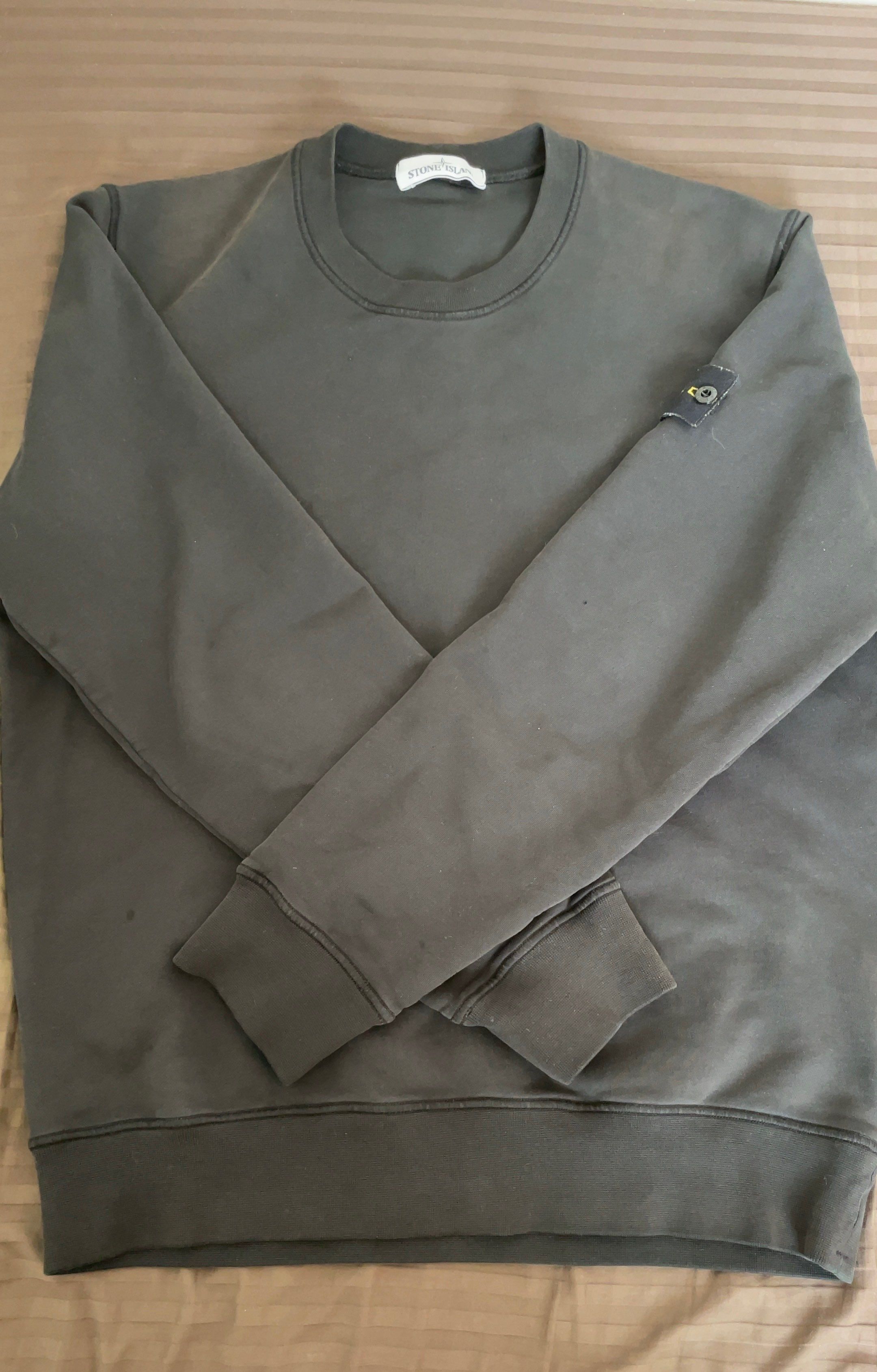 stone island スウェット ブラック