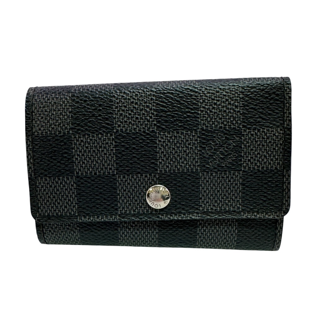 ルイヴィトン LOUIS VUITTON キーケース ダミエグラフィット ミュルティクレ6 N62662 ブラック