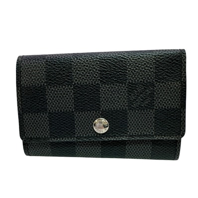 ルイヴィトン LOUIS VUITTON キーケース ダミエグラフィット ミュルティクレ6 N62662 ブラック