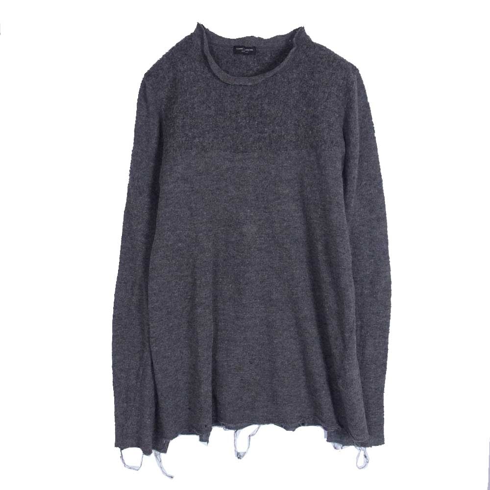 COMME des GARCONS HOMME PLUS コムデギャルソンオムプリュス ニット AD1994 PT040010 ヴィンテージプリュス 90s 94年製 ウール縮絨 製品加工 アーカイブ ダメージ ニット セーター グレー系 不明【中古】