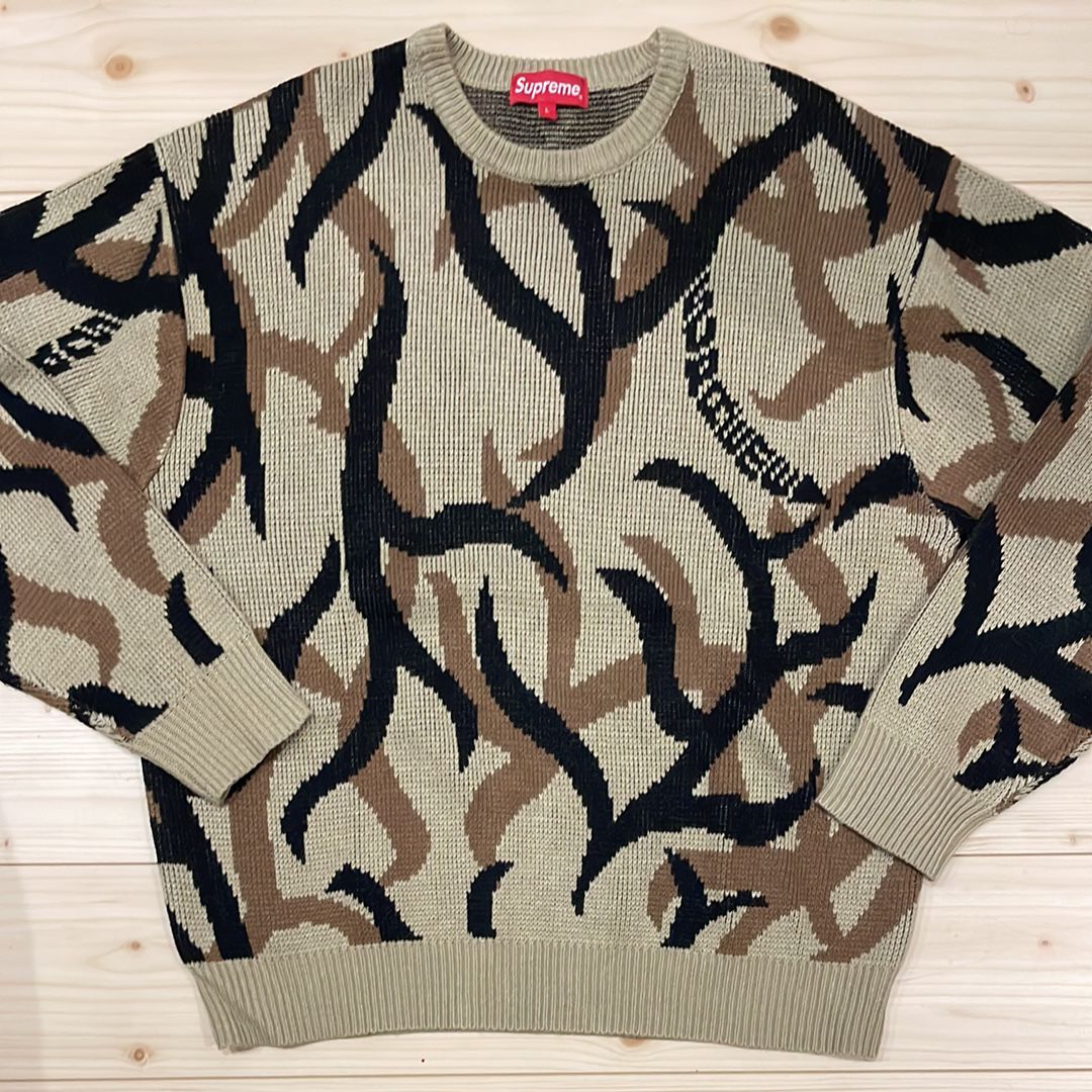 Supreme Tribal Camo Sweater 
