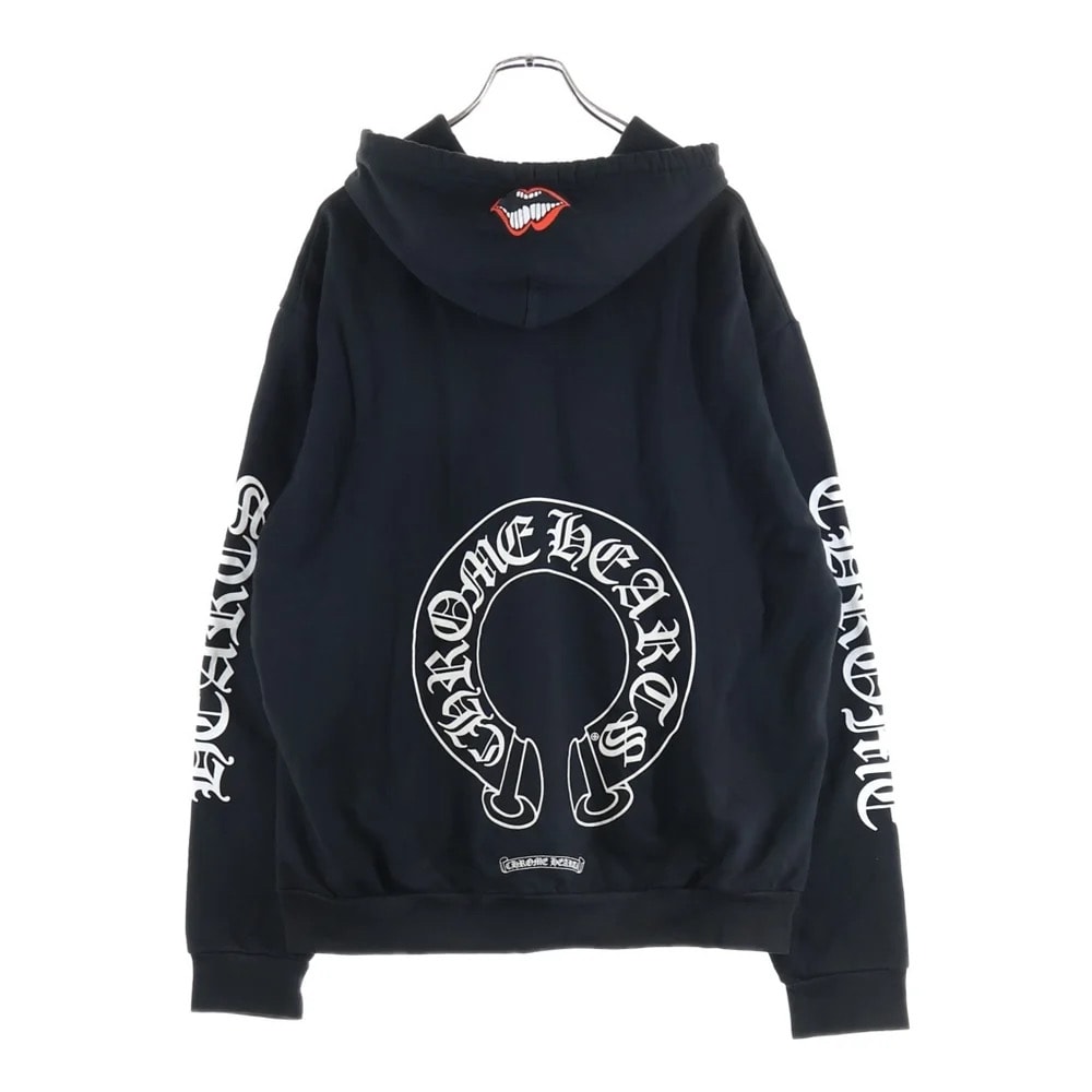 Chrome Hearts Matty Boy Chomper Horseshoe Hoodie "Black"