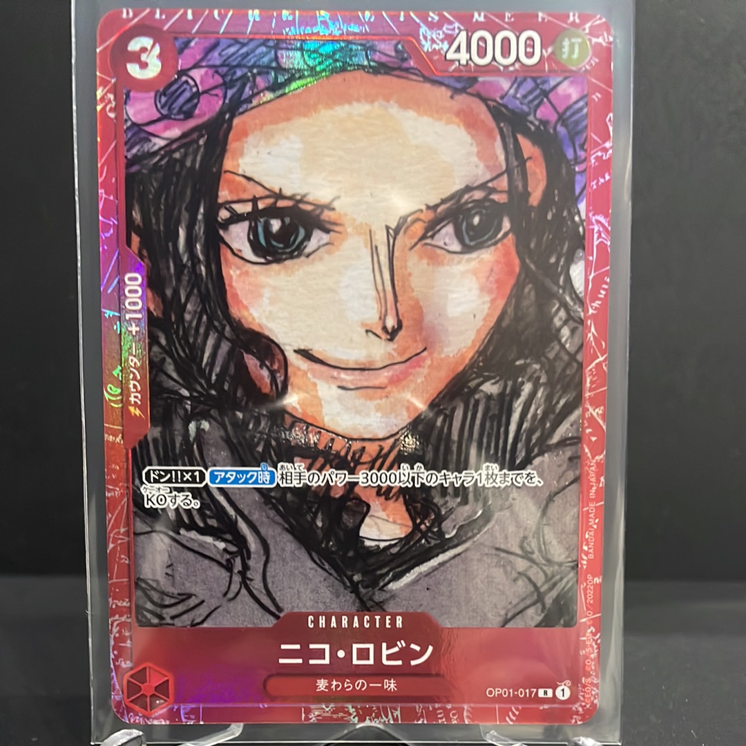 ロビン　英語　psa9 他鑑定品】ニコ・ロビン R [OP01-017]【英語版】(1st アニバーサリー
