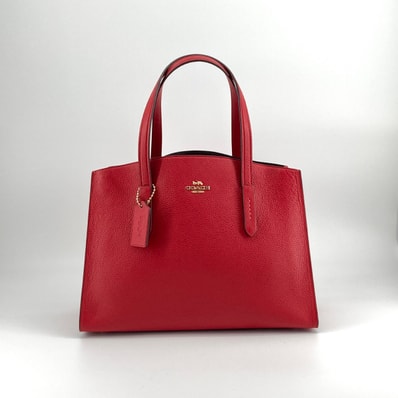 COACH(コーチ) チャーリーキャリーオール 67019 トートバッグ レッド